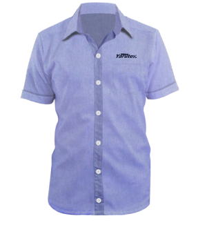 camisa-manga-corta-oxford-azul-ref-03-dotacion-empresas-hombre-mujer