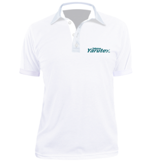 Comprar-Camiseta-Polux-Blanco-Ref-21-Cuello-Polo-Manga-Corta-Poliester-Lafayette-Secado-Rapido-Logo-Bordado-Empresas-Alimentos-Salud