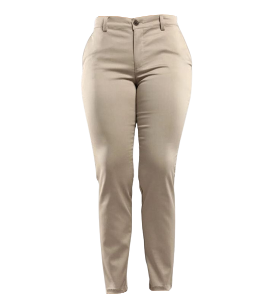 Pantalón Caqui Stretch Mujer